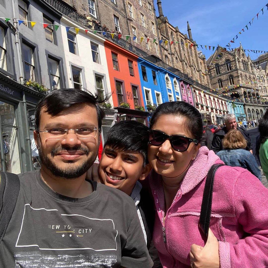 Parthiv Shah and Family